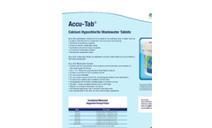 Jet - Model Accu-Tab - Chlorine Wastewater Tablets - Brochure