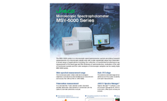 Microspectrophotometer MSV-5000 Series UV-Vis/NIR Brochure