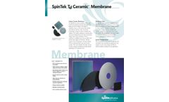 Ceramic Membrane - Datasheet