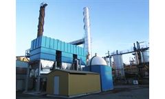 Several waste gas streams: Short, high concentration peaks and a constant medium concentration