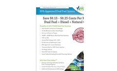 Model V5000 - Dual Fuel System - Brochure