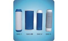 Model GAC - Granular Activated Carbon Filter Cartridge