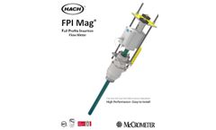 Hach FPI Mag - Model 3000 - Full Profile Insertion Flow Meter - Brochure