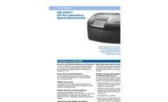 DR 5000 UV-Vis Laboratory Spectrophotometer Datasheet