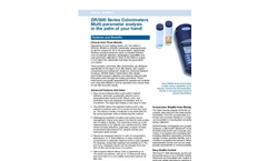Hach DR/890 Portable Colorimeter Datasheet