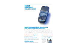 DR 900 Multiparameter Handheld Colorimeter Data Sheet