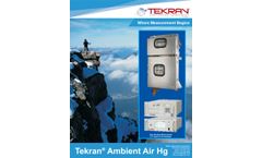 Tekran - Model 2537X - Automated Hg Analyzer - Brochure