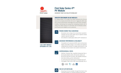 Model Series 4 V3 - Solar Modules Brochure