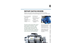 Munson Rotary Batch Mixers