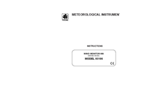 Model 05106 - Marine Wind Monitor Manual