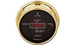 Mystic Wireless Brass Temperature/Barometric Pressure Set