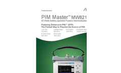 Passive Intermodulation Analyzer- Brochure