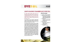 Light Soaking Chamber (LSC) Brochure (PDF 207 KB)