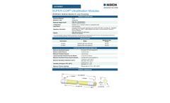 Kovalus - SUPER-COR XL 3-Inch Multitube UF Modules  - Brochure