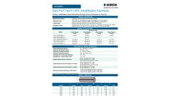 Kovalus - Sani-Pro HPHT UF Elements - Brochure
