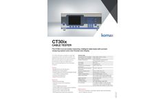 Komax - Model CT30ix - Cable Tester - Brochure