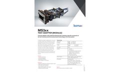 Komax - Model MS3xx - Test Adapter Module - Brochure