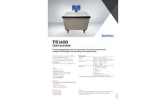 Komax - Model TS1400 - Small, Economical and Compact Low Voltage Testing System - Brochure
