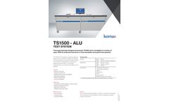 Komax - Model TS1500-ALU - Low Voltage Testing System - Brochure