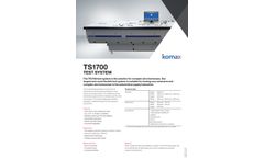 Komax - Model TS1700 - Low Voltage Testing System - Brochrue