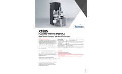 Komax - Model X1585 - Fluxing/Tinning Wire Processing Module - Brochure