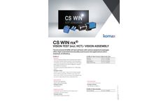 Komax CS WIN nx - Vision Test + Assembly Software - Brochure