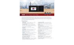 Cirris - Model 4250 - High Voltage Cable Tester - Brochure