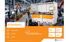 Adaptronic - Model HV - Test Bench System With Fully Integrated Test Technology - Brochure