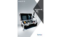 Komax MicroLab - Model 11 - Portable All-In-One Micrograph Laboratory Device - Brochure