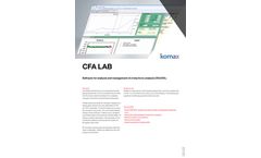 Komax CFA-Lab - Version CFA/CFA+ - Software for Analysis and Management of Crimp Force Analysis - Brochure
