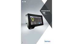 Komax MicroForce - Model 85 - Crimp Monitoring Device - Brochure