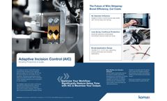 Komax - Adaptive Incision Control (AIC) System - Brochure