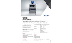 Komax - Model VS40 - Vision System - Brochure