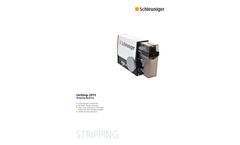 Schleuniger UniStrip - Model 2015 - Compact Pneumatic Wire Stripping Machine - Datasheet