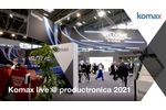 Komax Live @ Productronica 2021 - Video