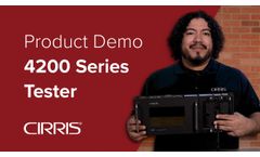 4200 Series - Product Demo - Cirris - Cable and Harness Testers - Video
