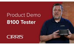 8100 - Product Demo - Cirris - Cable and Harness Testers - Video