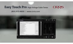 Cirris Easy-Touch Pro Cable Tester - Video