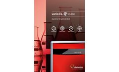 Elementar - Model vario EL cube - Organic Elemental Analyzer - Brochure
