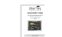 SB2000E MPPT Solar Controller- Brochure