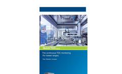 LAR - Model QuickTOCtrace - TOC Analyzer for (ultra-)pure Water - Brochure