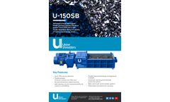 Ulster - Model U-150SB - Production Processing Shredder - Brochure
