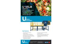 Ulster - Model U-45LB - Production Processing Shredder - Brochure