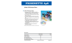Q Max RR  Syringe Filters Brochure