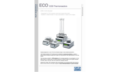 ECO Series COD Thermoreactors - Leaflet
