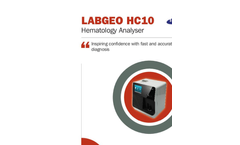 LABGEO - Model HC10 - Hematology Analyser - Brochure