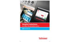 Tuttnauer - Model 5596 - Hospital Autoclave - Brochure