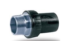 Macplast - Model 151 - PE/Stainless Steel Male Threaded Adaptor