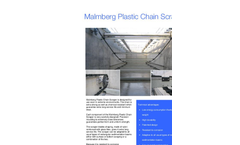 Malmberg - Plastic Chain Scraper Datasheet