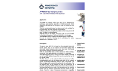 ANKERSMID - Model ASP 320 DeNox - Gas Sample Probe - Brochure